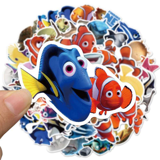 Disney Cartoon Stickers - Finding Nemo Stickers-GraffitiWallArt