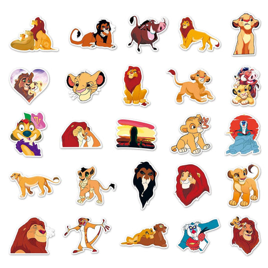 Disney Cartoon The Lion King Graffiti Stickers-GraffitiWallArt