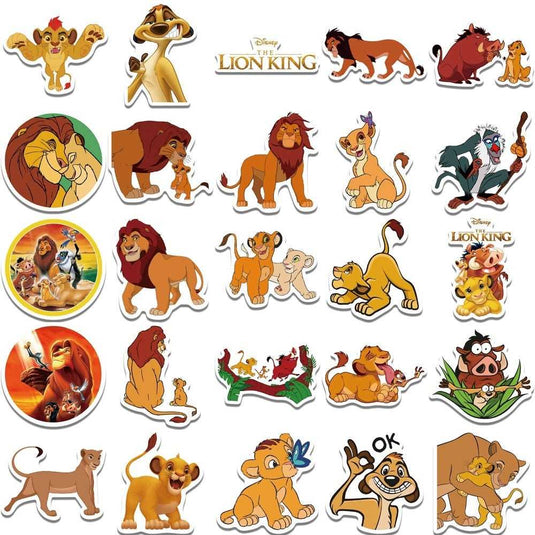 Disney Lion King Stickers Pack - Official Merchandise-GraffitiWallArt