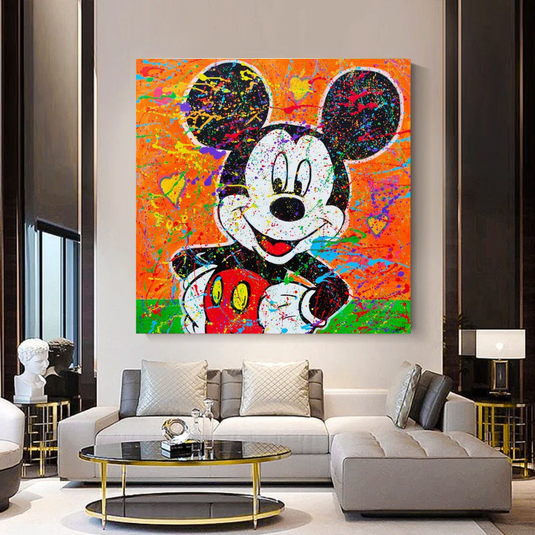 Disney Mickey Mouse Canvas Wall Art-GraffitiWallArt