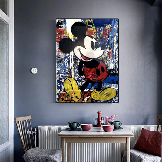 Disney Mickey Mouse Canvas Wall Art-GraffitiWallArt