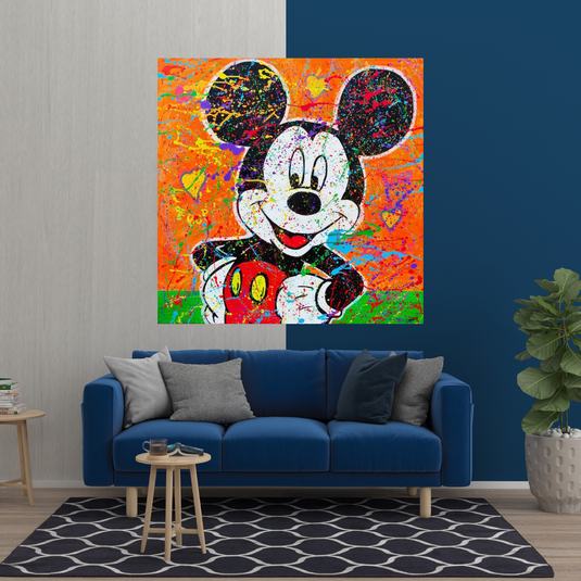 Disney Mickey Mouse Canvas Wall Art-GraffitiWallArt