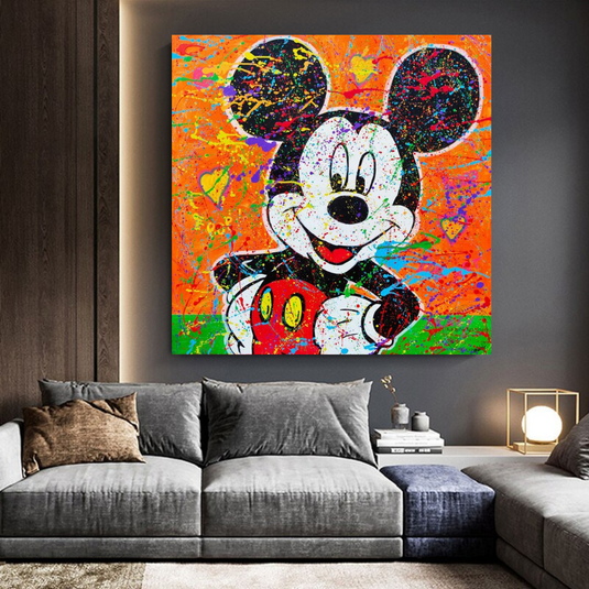 Disney Mickey Mouse Canvas Wall Art-GraffitiWallArt