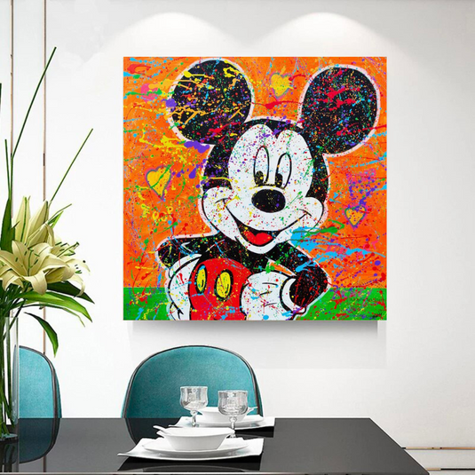 Disney Mickey Mouse Canvas Wall Art-GraffitiWallArt