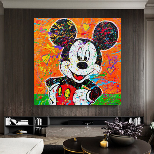 Disney Mickey Mouse Canvas Wall Art-GraffitiWallArt