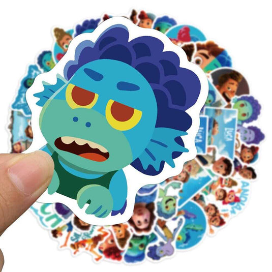 Disney Pixars Luca Movie Stickers - Perfect for Fans and Collectors-GraffitiWallArt