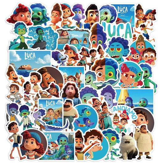 Disney Pixars Luca Movie Stickers - Perfect for Fans and Collectors-GraffitiWallArt