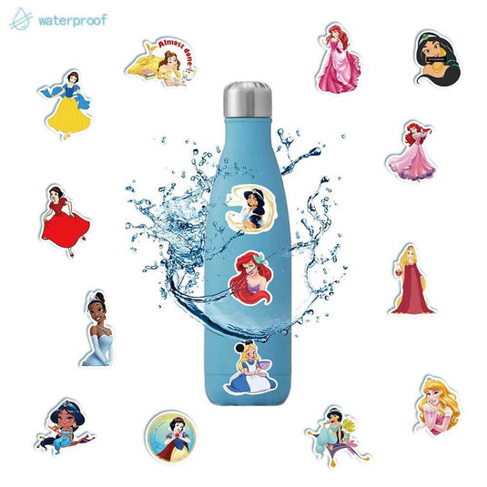 Disney Princess Stickers - Frozen Cinderella Ariel-GraffitiWallArt