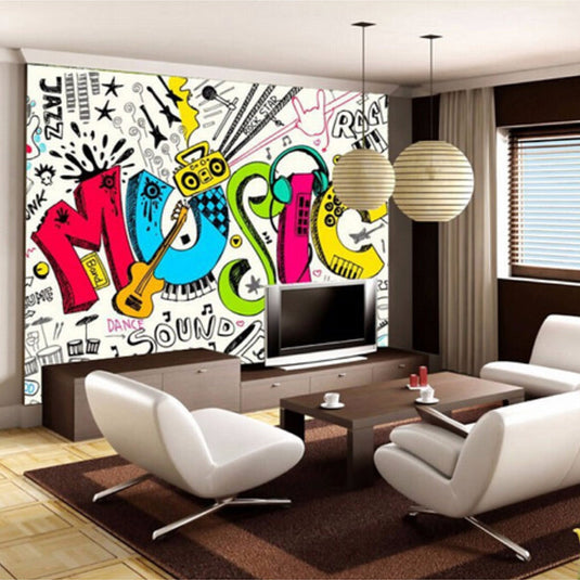 DJ Music Wallpaper: Find the Perfect Melodies-GraffitiWallArt