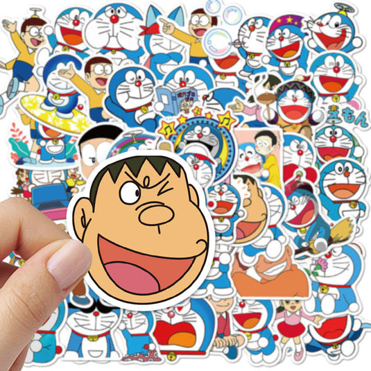 Doraemon Cartoon Anime Stickers Pack: Creative Expression-GraffitiWallArt