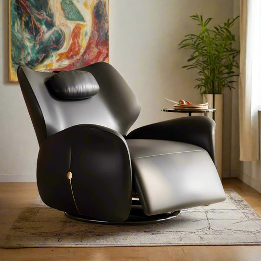 Designer Leather Recliner Chair : Luxury Comfort and Style - GraffitiWallArt