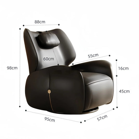 Designer Leather Recliner Chair : Luxury Comfort and Style - GraffitiWallArt