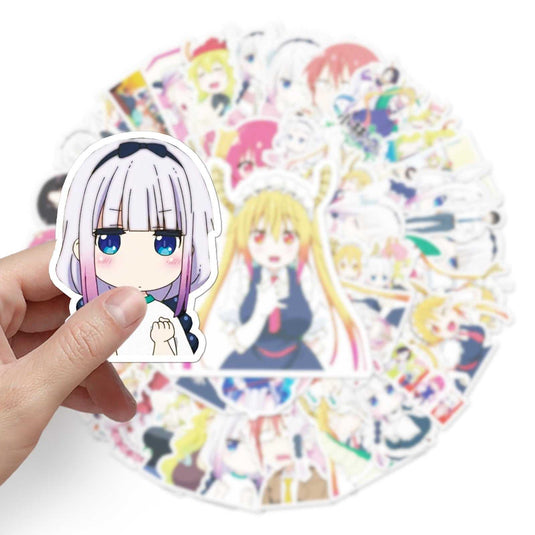 Dragon Maid Stickers Pack - Famous and Waterproof Bundle-GraffitiWallArt