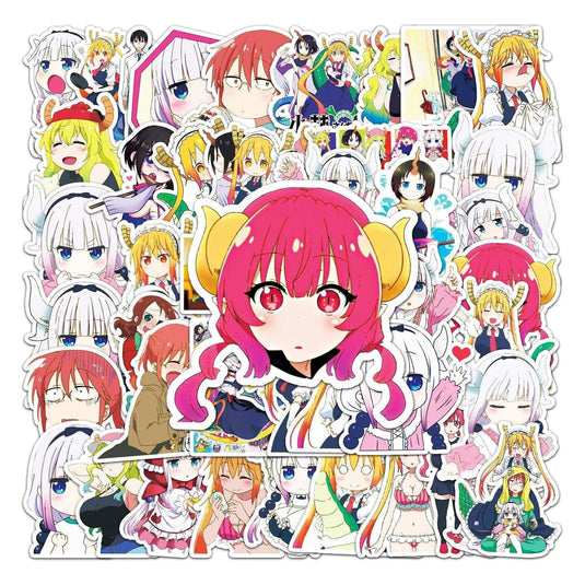 Dragon Maid Stickers Pack - Famous and Waterproof Bundle-GraffitiWallArt