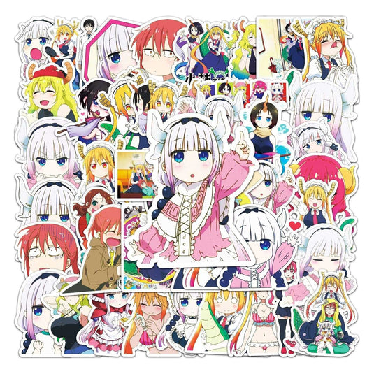 Dragon Maid Stickers Pack - Famous and Waterproof Bundle-GraffitiWallArt