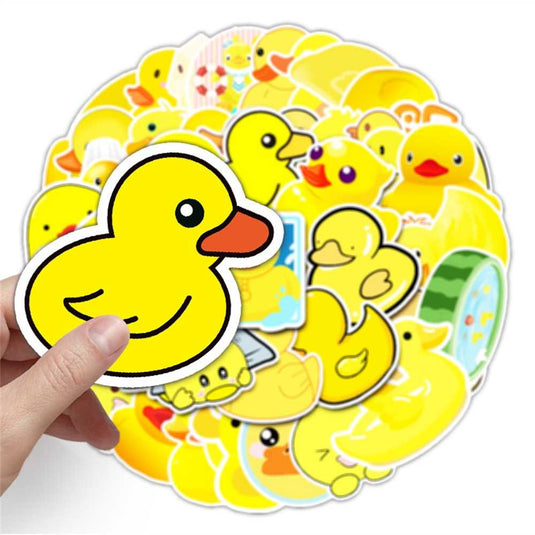 Duck Stickers Pack: Fun and Quirky Designs-GraffitiWallArt