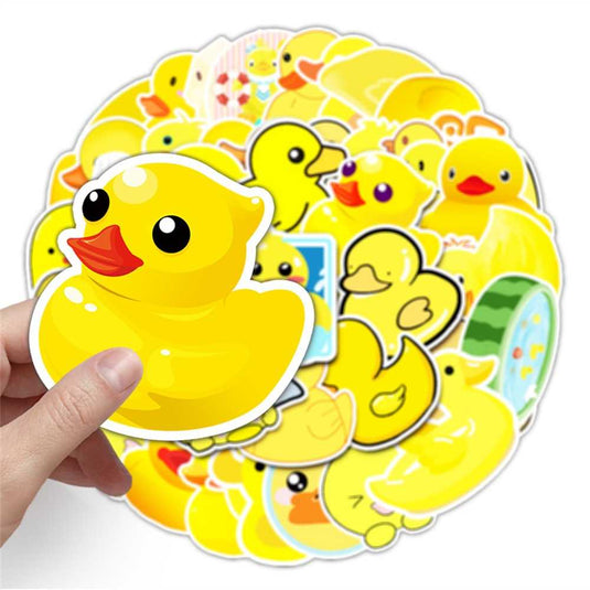 Duck Stickers Pack: Fun and Quirky Designs-GraffitiWallArt