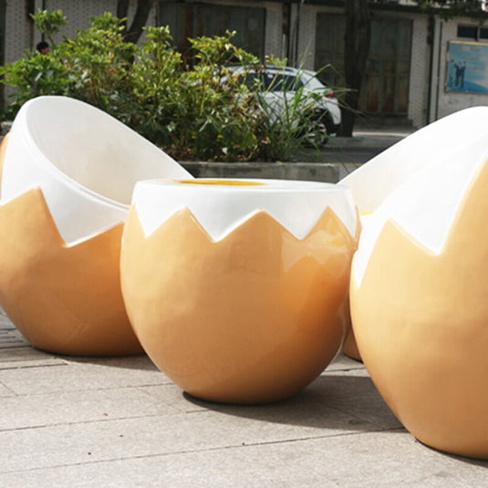 Egg Style Sofa Stool: Comfort and Style Combined-GraffitiWallArt