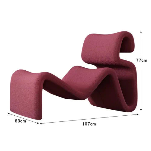 Ergonomic Meuble Salon Room Recliner Seat Chair-GraffitiWallArt