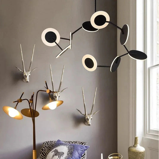 Exquisi Italian LED Light Chandelier-GraffitiWallArt