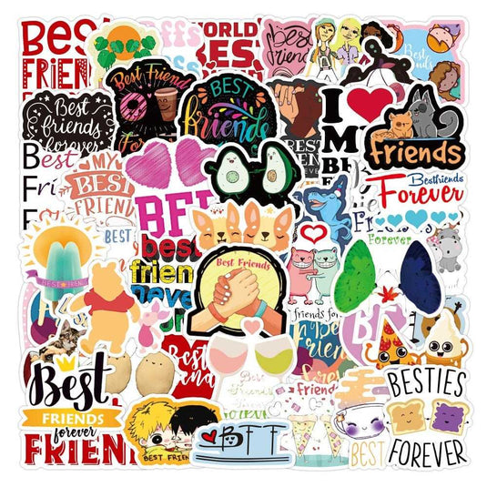 Famous Best Friend Stickers Pack - Waterproof Bundle-GraffitiWallArt