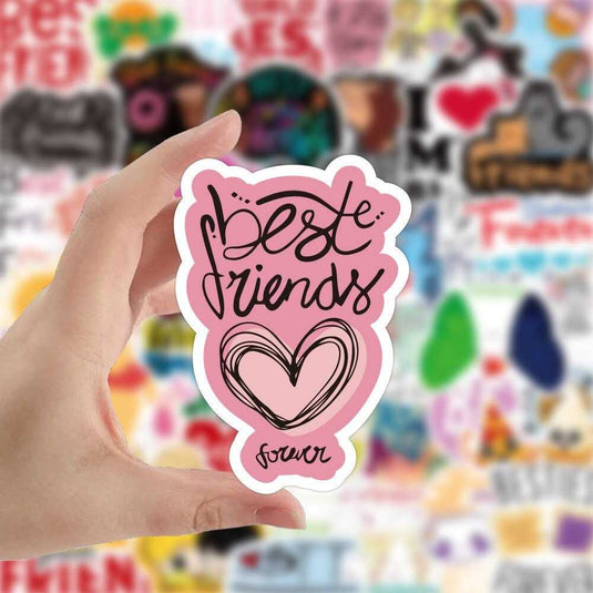 Famous Best Friend Stickers Pack - Waterproof Bundle-GraffitiWallArt