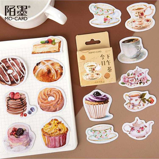 Famous Cake Dessert Drink Stickers Pack - Waterproof Bundle-GraffitiWallArt