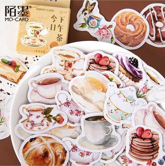 Famous Cake Dessert Drink Stickers Pack - Waterproof Bundle-GraffitiWallArt