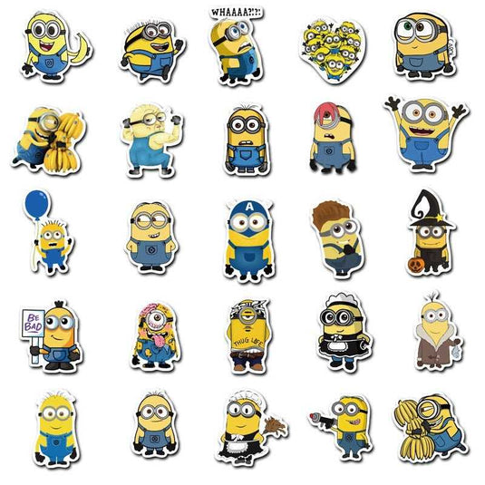 Famous Despicable Me Waterproof Sticker Pack-GraffitiWallArt