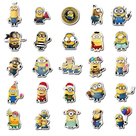 Famous Despicable Me Waterproof Sticker Pack-GraffitiWallArt