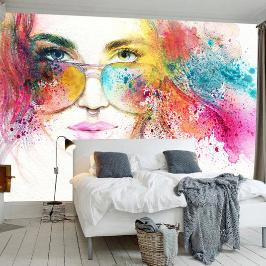 Fashion Model Wallpaper for Stunning Murals-GraffitiWallArt