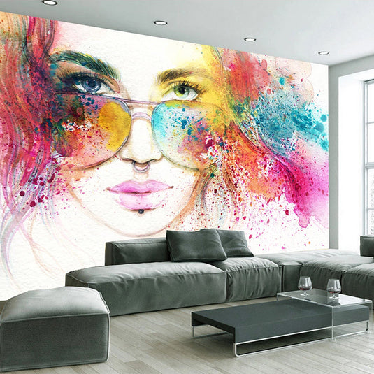 Fashion Model Wallpaper for Stunning Murals-GraffitiWallArt