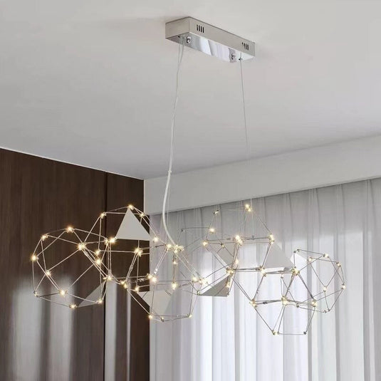 Firefly Chandelier: Mesmerizing Illumination-GraffitiWallArt