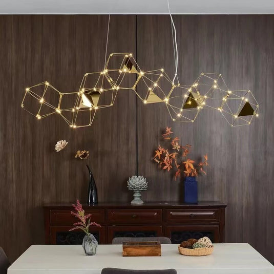 Firefly Chandelier: Mesmerizing Illumination-GraffitiWallArt