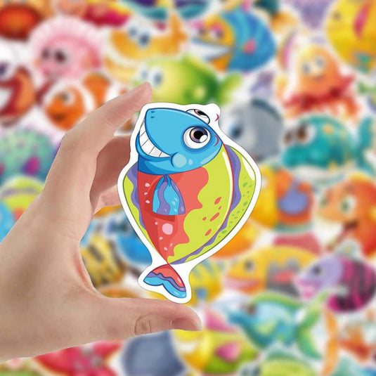 Fish Stickers: Get High-Quality Decals for Aquariums-GraffitiWallArt