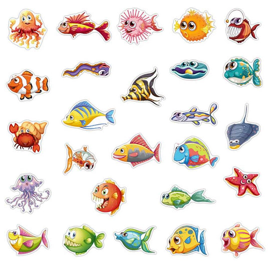 Fish Stickers: Get High-Quality Decals for Aquariums-GraffitiWallArt