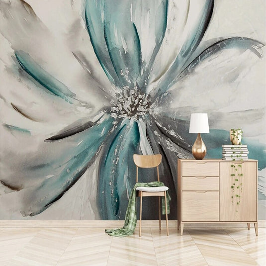 Flower Wallpaper Mural - Enhance Your Space-GraffitiWallArt