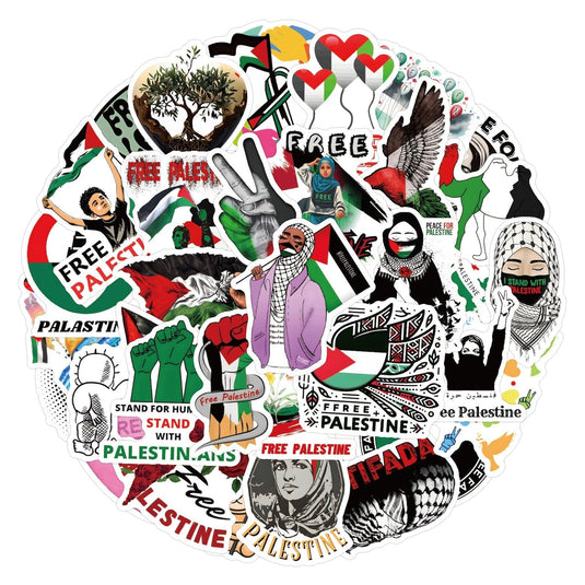 Free Palestine Sticker Pack Collection-GraffitiWallArt