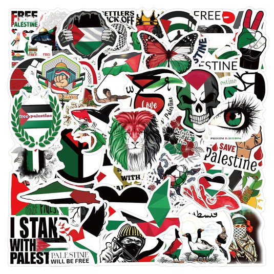 Free Palestine Sticker Pack Collection-GraffitiWallArt