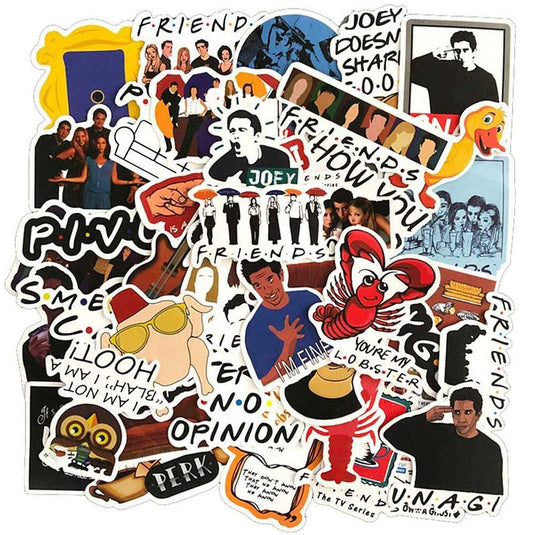 Friends TV Series Stickers Pack - Waterproof Bundle-GraffitiWallArt