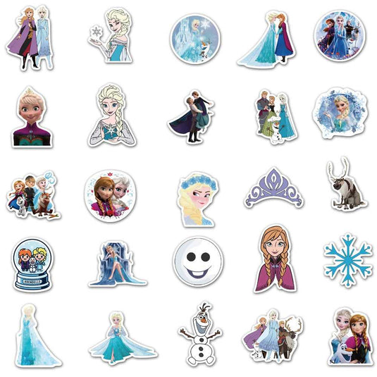 Frozen Stickers Pack | High-Quality Frozen-themed Stickers-GraffitiWallArt