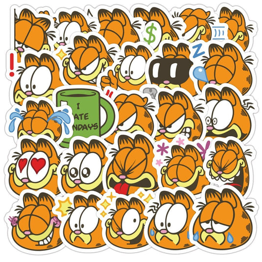 Garfield Sticker Pack - Famous and Waterproof Bundle Stickers-GraffitiWallArt