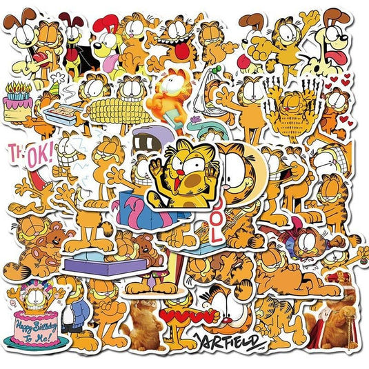 Garfield Sticker Pack - Famous and Waterproof Bundle Stickers-GraffitiWallArt