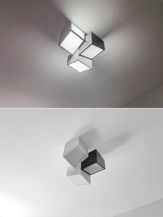 Geometric Ceiling Light for Bedroom-GraffitiWallArt