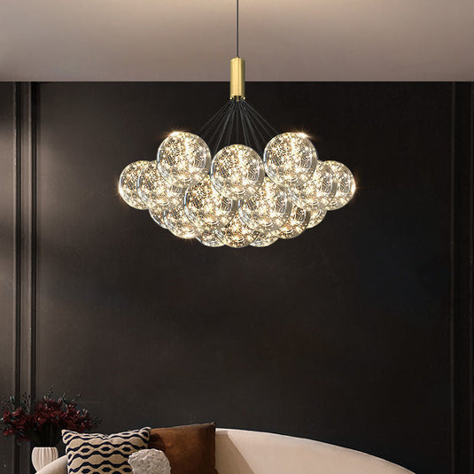 Glass Ball Chandeliers for Living Room and Dining-GraffitiWallArt