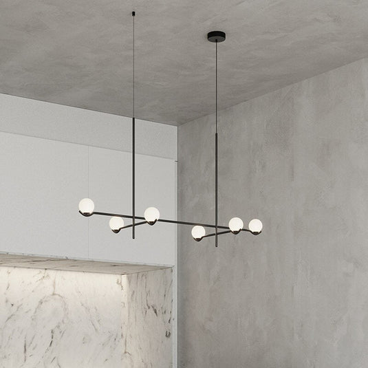 Glass Ball Hanging Light: Stylish Lighting Solution-GraffitiWallArt