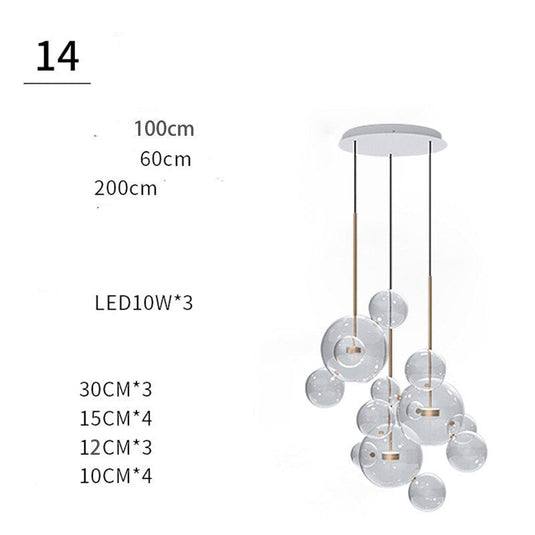 Glass Ball Pendant Lights: Exquisite Illumination Options-GraffitiWallArt