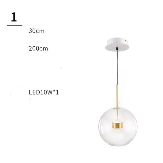 Glass Ball Pendant Lights: Exquisite Illumination Options-GraffitiWallArt