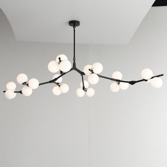 Glass Balls Chandelier - Handcrafted Beauty and Elegance-GraffitiWallArt