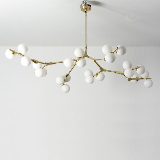 Glass Balls Chandelier - Handcrafted Beauty and Elegance-GraffitiWallArt